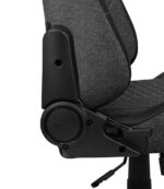 Aerocool Crown AeroWeave Fabric Gaming Chair with Adjustable Arms Ash Black - Image 5