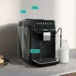 Siemens Eq500 iAroma Αυτόματη Μηχανή Espresso Πίεσης 15bar για Cappuccino με Μύλο Άλεσης Μαύρη TP553E07 - Image 8