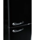 Ravanson Retro Fridge-Freezer 250lt H188.5xW54.5xD55cm Black LKK-250RB - Image 3