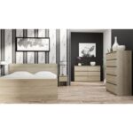 M6 Wooden Chest of Drawers with 6 Drawers Sonoma Oak 70x40x77cm - Image 3