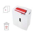 HSM Shredstar X6PRO Cross Cut 6-Sheet Paper Shredder - Image 4