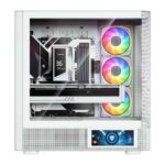 Modecom Volcano AQ400 Gaming Midi Tower Computer Case with Side Window White - Image 15