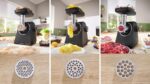 Bosch MultiPower Series 4 Meat Grinder 1900W Black - Image 6