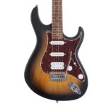 Cort G110 Open Pore Electric Guitar Stratocaster with HH Pickup Configuration Open Pore Sunburst - Image 8