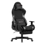 Huzaro Force 5.7 Υφασμάτινη Καρέκλα Gaming με Ρυθμιζόμενα Μπράτσα και Υποπόδιο Μαύρη - Image 3