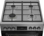 Beko Cooker 72lt with Natural Gas Hobs W60cm. Inox - Image 3