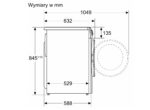 Bosch Πλυντήριο Ρούχων 10kg 1400 Στροφών WGG254ZGPL - Image 2