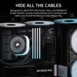 Corsair Frame 4500X RS-R ARGB Gaming Midi Tower Computer Case with Side Window Black - Image 5