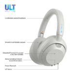 Sony ULT WEAR Wireless / Wired Over Ear Headphones with 30 hours of Operation and Quick Charge White - Image 5
