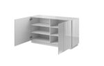 Cama sideboard 2D REJA white gloss/white gloss - Image 4