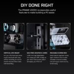 Corsair Frame 4500X RS-R ARGB Gaming Midi Tower Computer Case with Side Window Black - Image 8