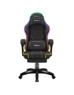 Huzaro HZ-FORCE 3.7 Artificial Leather Gaming Chair with RGB Lighting Black - Image 2