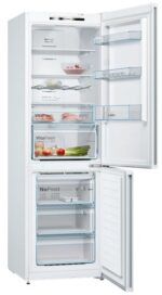 Bosch Fridge-Freezer 326lt Total NoFrost H186xW60xD66cm White KGN36VWED - Image 2