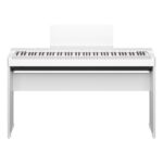 Yamaha Electric Stage Piano P-225 WH with 88 Weighted Keys Built-in Speakers and Connection with Headphones and Computer White - Image 8