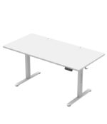 Desk Wooden White 118x60cm - Image 2