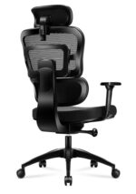 Huzaro Combat 7.0 Fabric Gaming Chair with Adjustable Arms Black - Image 6