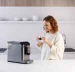 Taurus Accento Latte Automatic Espresso Machine 20 Bar Pressure with Grinder White - Image 2