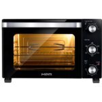 MPM Electric Countertop Oven 48lt Without Burners Black - Image 4