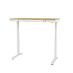 Electric Desk Wooden White/oak with Metal Legs & USB ports 140x70cm - Image 16