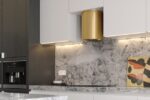 Maan Elba Mini WPB 431 Island Vent Hood 31cm Yellow - Image 3
