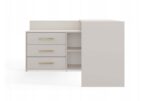 Corner Desk Dany Wooden Cashmere Beige 120x120x76cm - Image 2