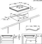 Electrolux Induction Cooktop Autonomous with Child Lock Function 58x51εκ. - Image 7