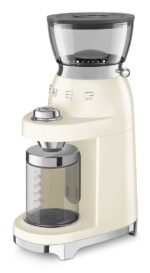 Smeg Ηλεκτρικός Μύλος Καφέ 150W με Χωρητικότητα 240gr και 15 Επίπεδα Άλεσης Μπεζ - Image 4