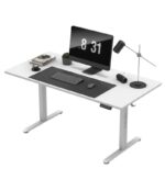 Desk Wooden White 118x60cm - Image 4
