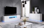 Cama sideboard 2D REJA white gloss/white gloss - Image 8