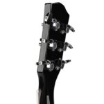 V-tone Semi-Acoustic Guitar Cutaway Black / Spruce - Image 6