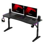 Huzaro Hero 4.6 RGB Black Gaming Desk - Image 4