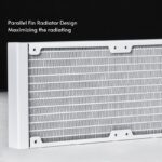 Chieftec Iceberg 360 RGB Water Cooling System AIO CPU with 3 120mm White Fans - Image 5