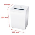 HSM Strip Cut 28-Sheet Paper Shredder - Image 3