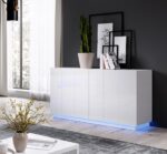 Cama sideboard 2D REJA white gloss/white gloss - Image 6