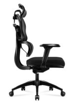 Huzaro Combat 7.0 Fabric Gaming Chair with Adjustable Arms Black - Image 4