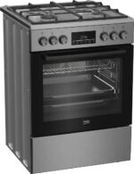 Beko Cooker 72lt with Natural Gas Hobs W60cm. Inox - Image 4