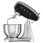 Smeg Κουζινομηχανή 800W με Ανοξείδωτο Κάδο 4.8lt Μαύρη - Image 2