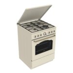 Gorenje Κουζίνα Υγραερίου & Ρεύματος 71lt με Εμαγιέ Εστίες Π60εκ. Gorenje Gks6c71cli Kitchen - Image 2