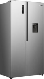 Gorenje Side-by-Side Refrigerator 541lt NoFrost H178.6xW91.1xD61.5cm Gray NRS917E41XWD - Image 3