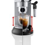 De'Longhi Dedica Pump Automatic Espresso Machine 1300W Pressure 15bar Silver - Image 5