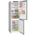 Bosch Fridge-Freezer 321lt Total NoFrost H186xW60xD66.5cm Inox KGN362IDF