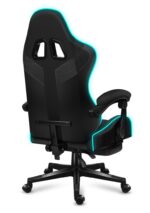 Huzaro Force 4.7 Artificial Leather Gaming Chair with RGB Lighting and Footrest Grey Mesh - Image 6