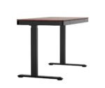 Electric Desk Wooden Black/walnut with Metal Legs & USB ports 140x70x50cm - Image 5