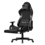Huzaro Force 5.7 Υφασμάτινη Καρέκλα Gaming με Ρυθμιζόμενα Μπράτσα και Υποπόδιο Μαύρη - Image 4