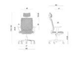 Ergonomic office chair ESTA black - Image 3