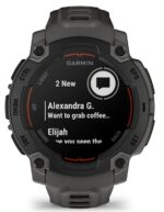 Garmin Instinct E 45mm Waterproof Smartwatch with Heart Rate Monitor (Black with Charcoal Band) - Image 13