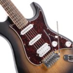 Cort G110 Open Pore Electric Guitar Stratocaster with HH Pickup Configuration Open Pore Sunburst - Image 6