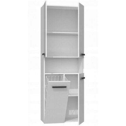 Topeshop Nel 1k Dk Floor Bathroom Column Cabinet L60xD30xH174cm White