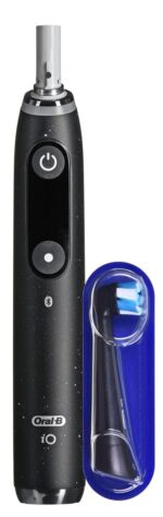 Oral-B iO Series 10 Electric Toothbrush with Timer, Pressure Sensor, and Travel Case Black - Image 2