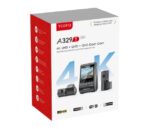 VIF A329T Car DVR Camera Set 4K with 2.4" Screen Wi-Fi GPS & Rear Camera - Image 3